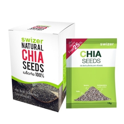 Swizer Swizer Chia Seed 150 g. (15 g. x 10 Sachets)