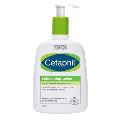 Cetaphil เซตาฟิล มอยซ์เจอไรซิ่ง โลชั่น 473 มล. โลชั่นบำรุงผิว สำหรับผิวแห้ง-ผิวธรรมดา