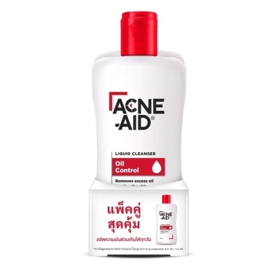 Acne Aid แอคเน่-เอด ลิควิด คลีนเซอร์ 100 มล. (แพ็คคู่)