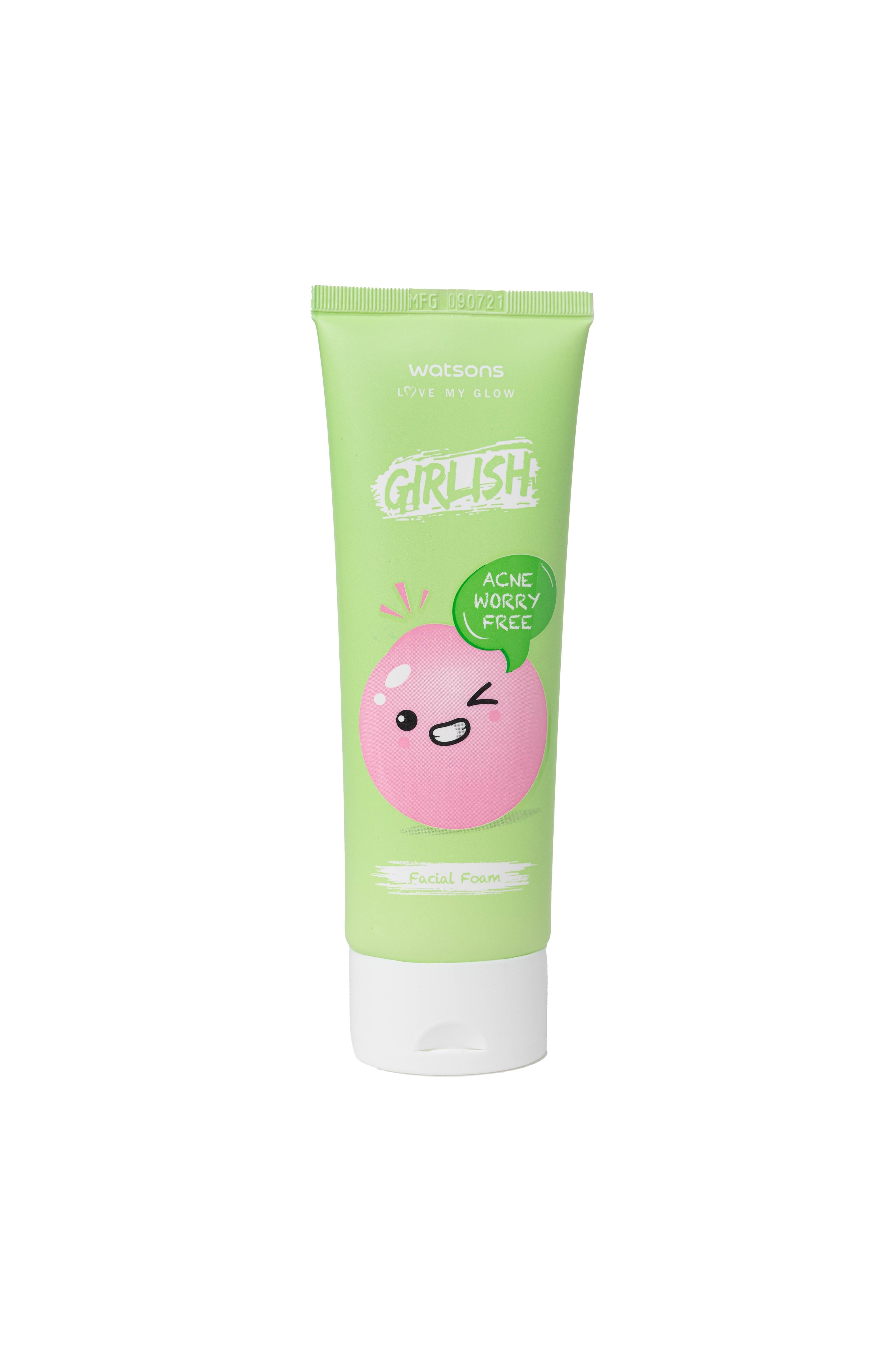 Watsons Girlish Acne Worry Free Facial Foam 100ml.