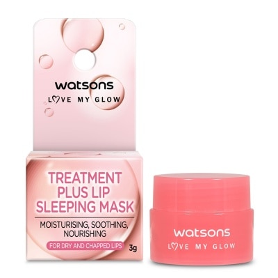 WATSONS วัตสัน ทรีทเมนท์ พลัส ลิป สลีปปิ้ง มาสก์ 3กรัม.