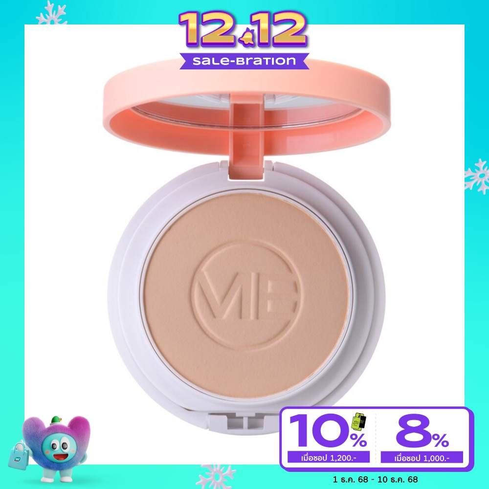 Mistine No App Oil Control Powder SPF25 PA+++ 10g. S2 Natural