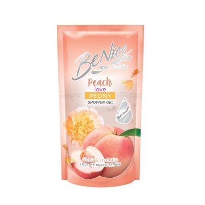 Benice Benice Shower Gel Peach Love Peony 400 Ml. (Refill)