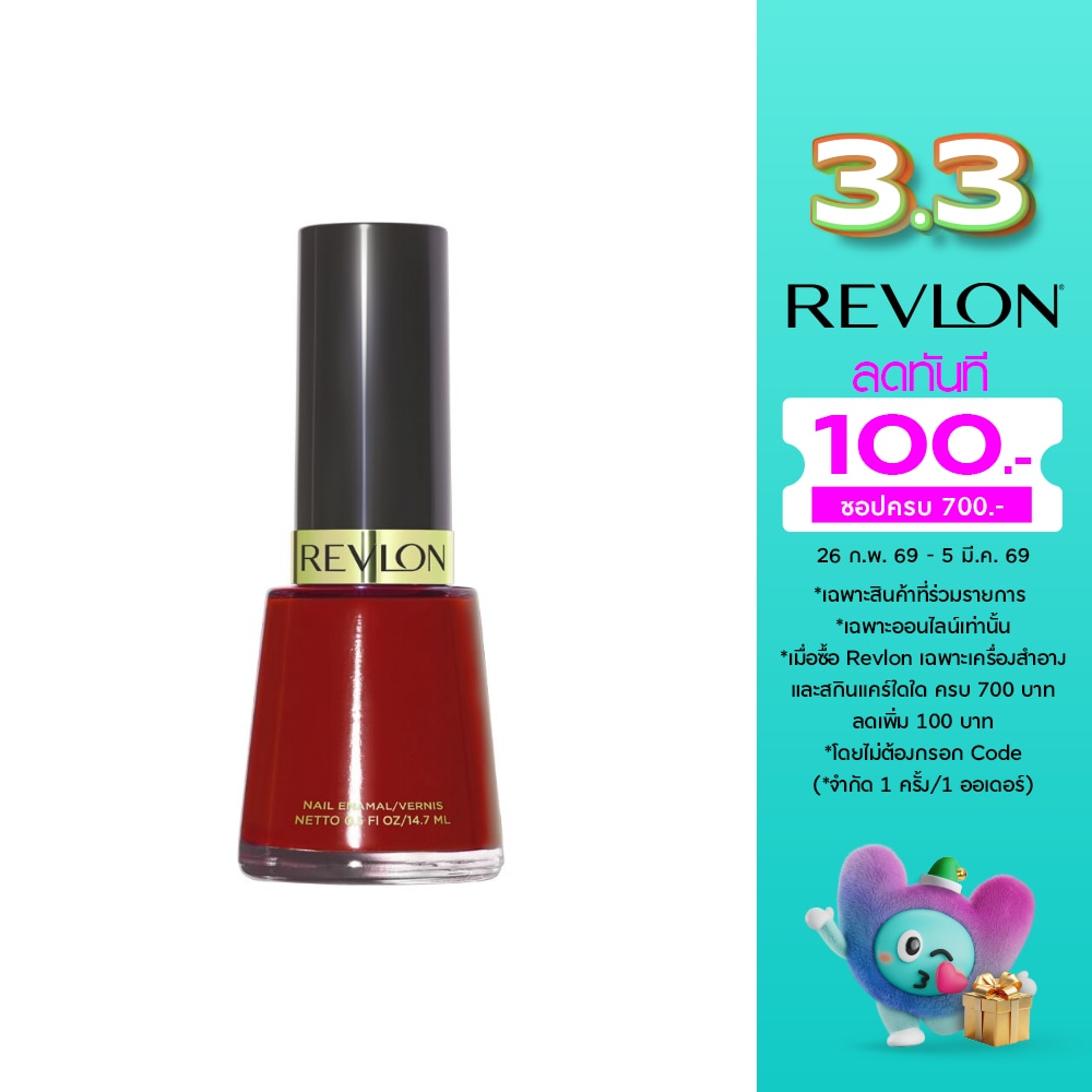 Revlon เรฟลอน เนล อีนาเมล 14.7มล. 680 เรฟลอน เรด
