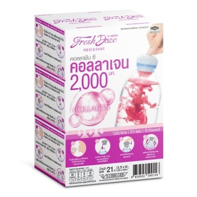 Fresh Doze - เฟรชโดส เพรส แอนด์ เชค คอลลาพีน ซี 21ก. 6ชิ้น image