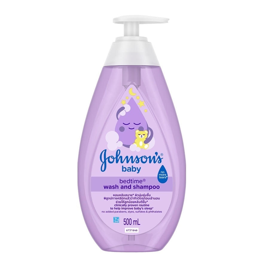 Johnson's Baby Bedtime Wash  Shampoo 500 Ml.