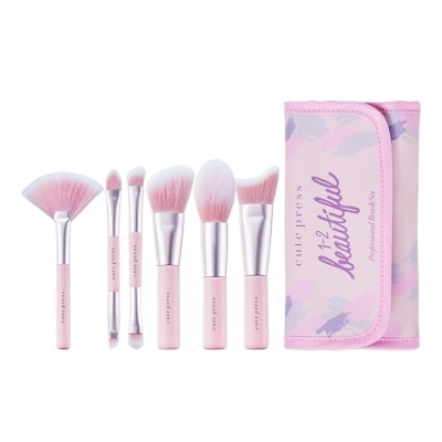 Cute Press Cute Press 1-2 Beautiful Professional Brush Set 6pcs.