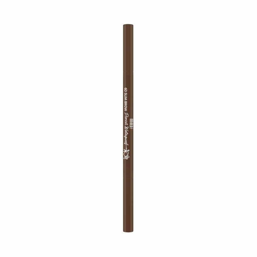 Mille 6D Slim Brow Pencil Waterproof 0.05g. 02 Dark Brown