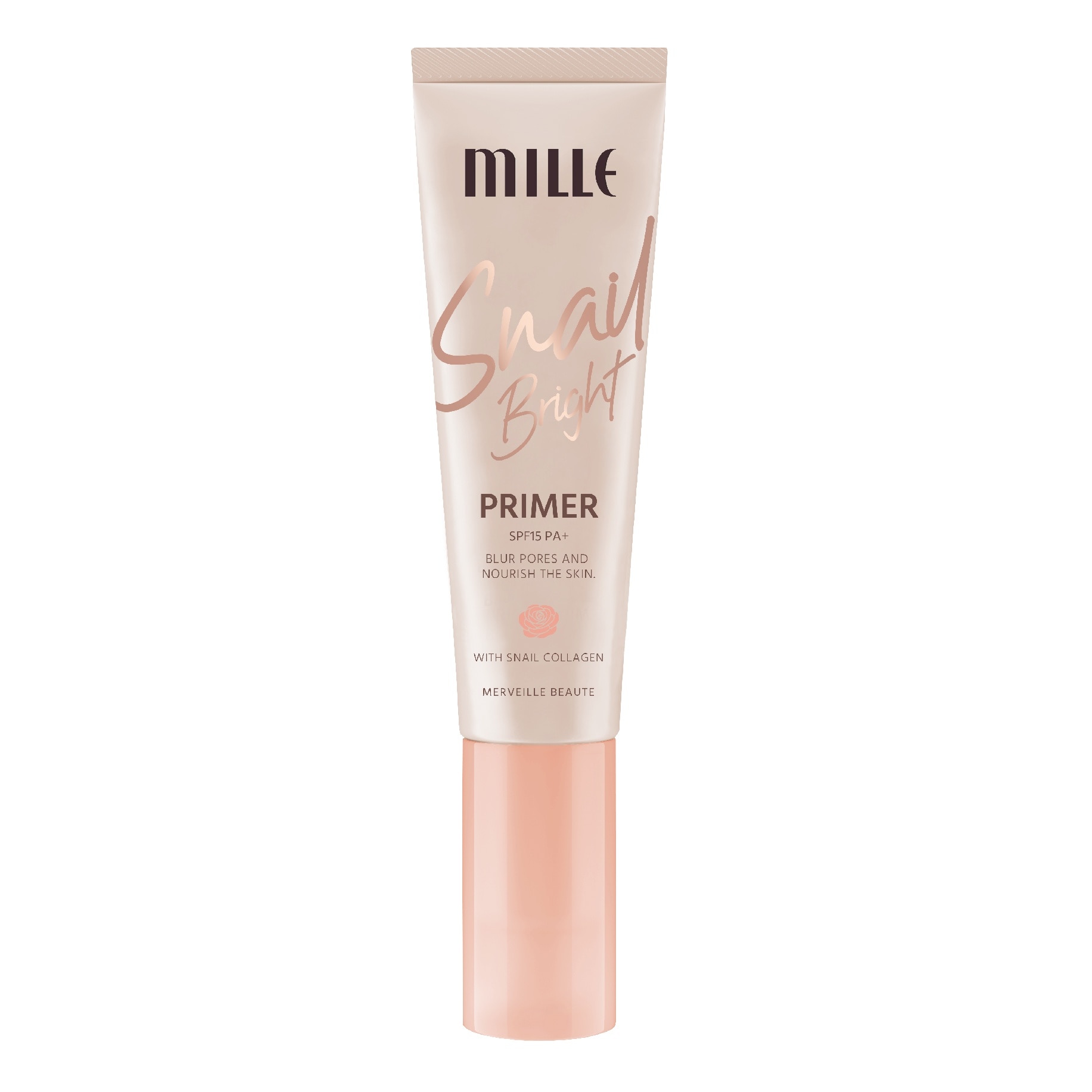 Mille Snail Bright Primer SPF15PA++ 30g. Pink