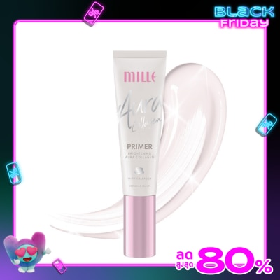 Mille มิลเล่ ไบร์ทเทนนิ่ง ออร่า คอลลาเจน ไพร์เมอร์ SPF30 PA++30ก.