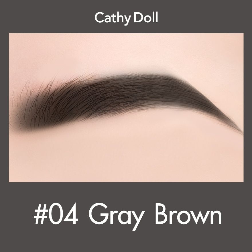 Cathy Doll His  Her Cushion Eyebrow Pencil 0.2g. 04 Gray Brown