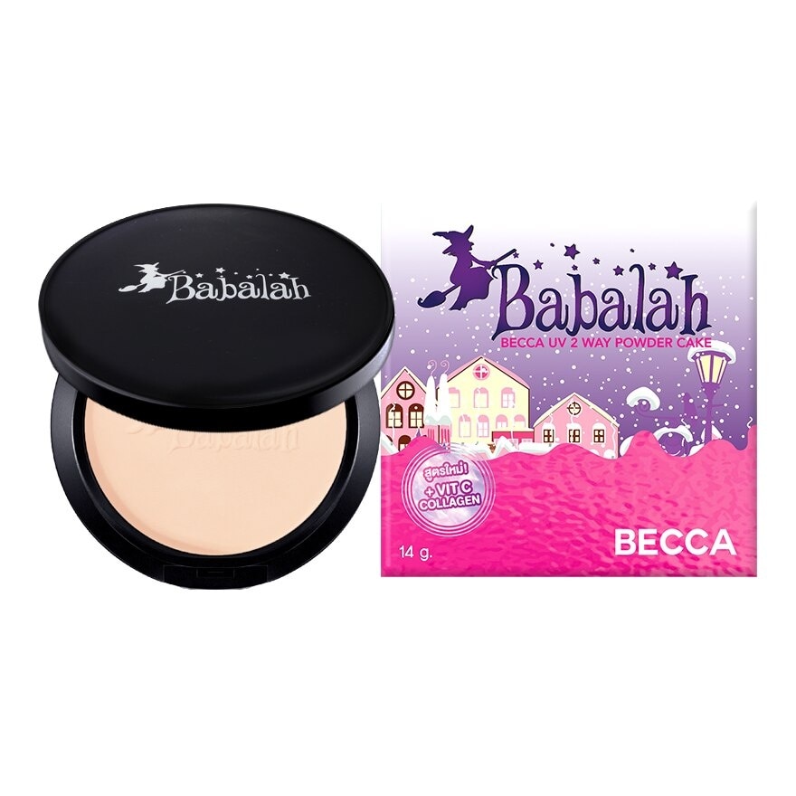 Babalah Becca UV 2 Way Powder Cake 14g. 01 Beige Skin