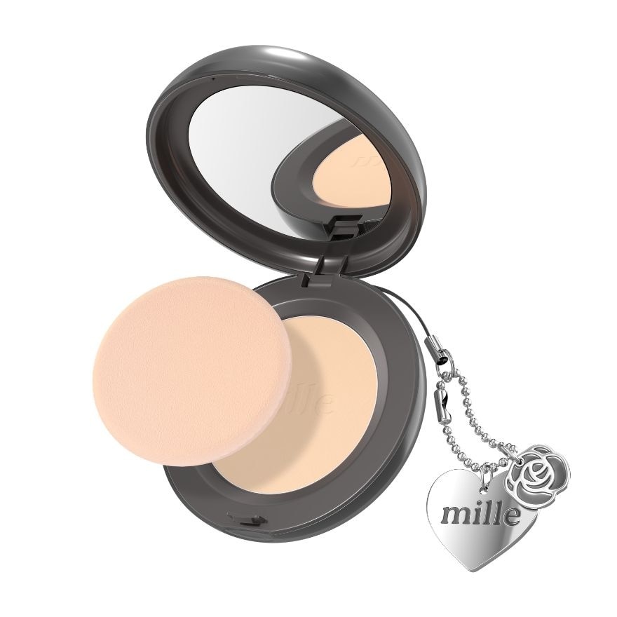 มิลเล่ ชาร์โคล แมท คัพเวอร์ พาวเดอร์ แพค SPF25 PA++ 11ก. 01 ไลท์ image