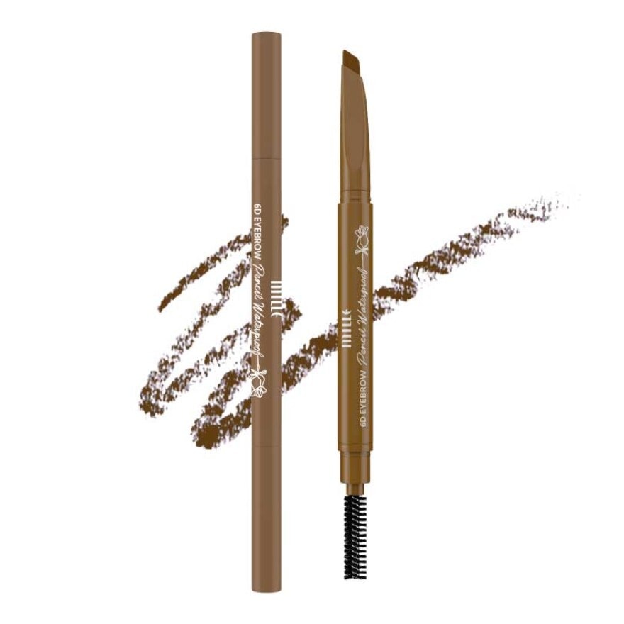 Mille 6D Eyebrow Pencil Waterproof 2g. 01 Light Brown