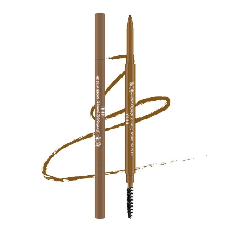 Mille 6D Slim Brow Pencil Waterproof 0.05g. 01 Light Brown