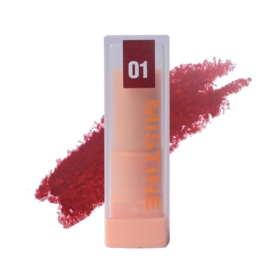 Mistine Pretty Me Semi Matte Mini Lipstick 1.55g. 01 Wine