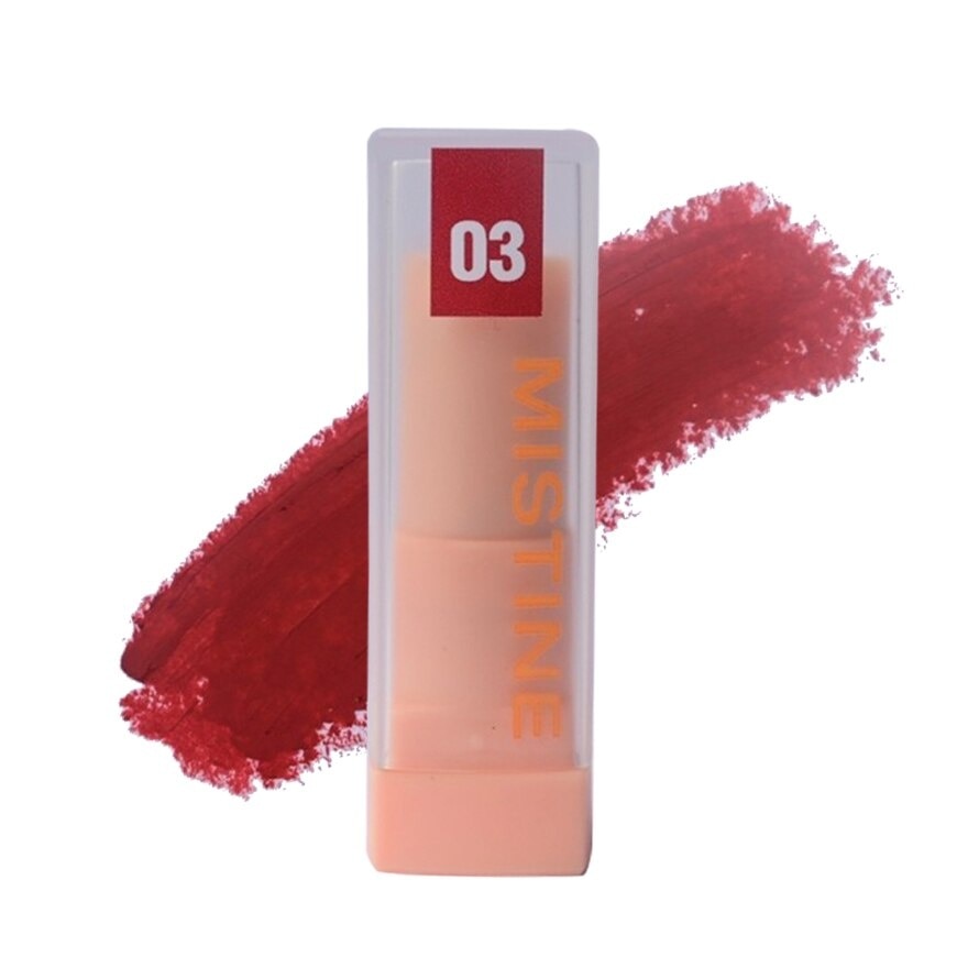 Mistine Pretty Me Semi Matte Mini Lipstick 1.55g. 03 Blood