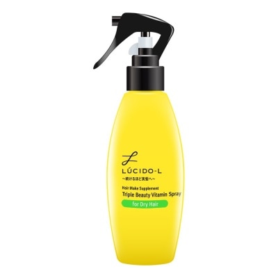 Lucido-L - ลูซิโด-แอล แฮร์เมค ซับพลิเม้นท์ ทริพเพิล บิวตี้ วิตามิน สเปรย์ ฟอร์ ดราย แฮร์ 200 มล.