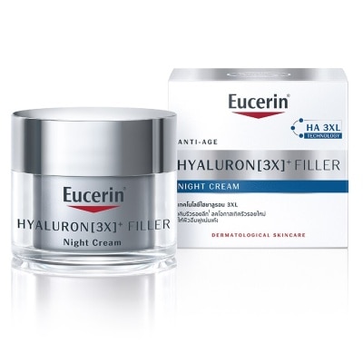 Eucerin ยูเซอริน ไฮยาลูรอน (3X) ฟิลเลอร์ ไนท์ ครีม 50 มล.