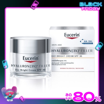 Eucerin ยูเซอริน ไฮยาลูรอน (3X) ฟิลเลอร์ เดย์ ไบรท์ SPF30 50 มล.