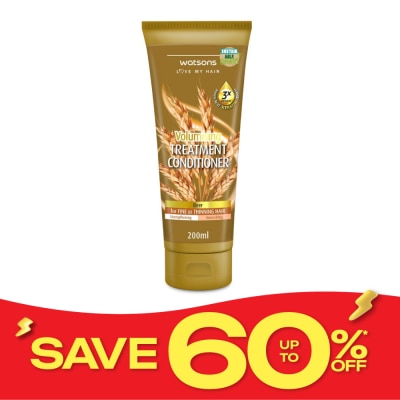 Watsons Watsons Treatment Conditioner Beer for Fine or Thinning Hair 200ml. image