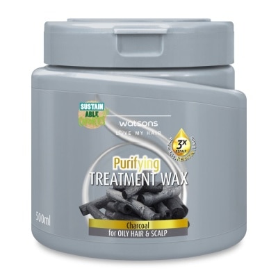 Watsons Watsons Treatment Wax Charcoal for Oily Hair  Scalp 500ml.