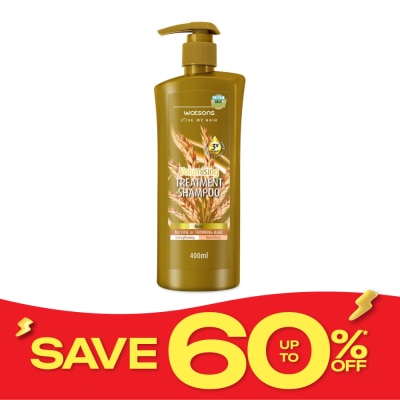 WATSONS วัตสัน ทรีทเมนท์ แชมพู เบียร์ ฟอร์ ฟายน์ ออร์ ทินนิ่ง แฮร์ 400มล. image