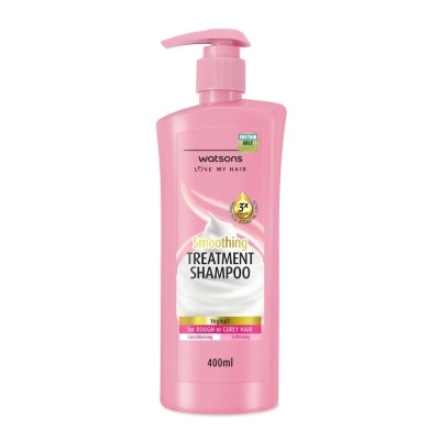 Watsons Watsons Treatment Shampoo Yoghurt for Rough or Curly Hair 400ml.