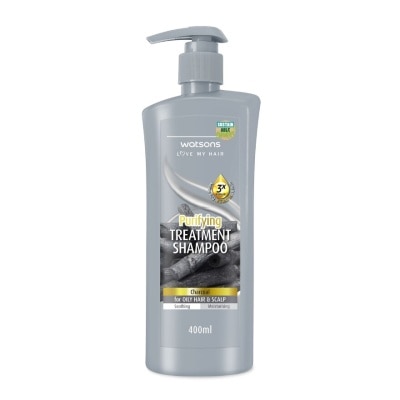 Watsons Watsons Treatment Shampoo Charcoal for Oily Hair  Scalp 400ml.