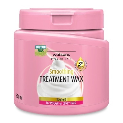 Watsons Watsons Treatment Wax Yoghurt for Rough or Curly Hair 500ml.