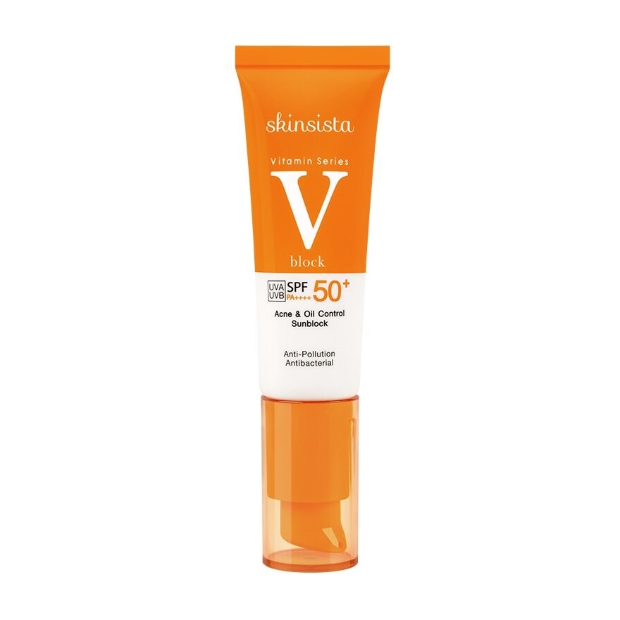 Skinsista V Acne  Oil Control Sunblock SPF 50+ PA++++ 30 Ml.