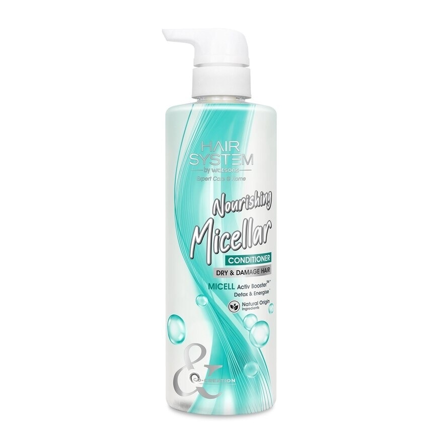 Hair System by Watsons Micellar Botanical Nourishing Conditioner 500ml.