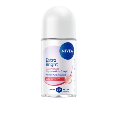 Nivea - นีเวีย โรลออน เอ็กซ์ตร้า ไบรท์ แม็กซ์ โพรเทค 50 มล. โรลออน ระงับกลิ่นกาย