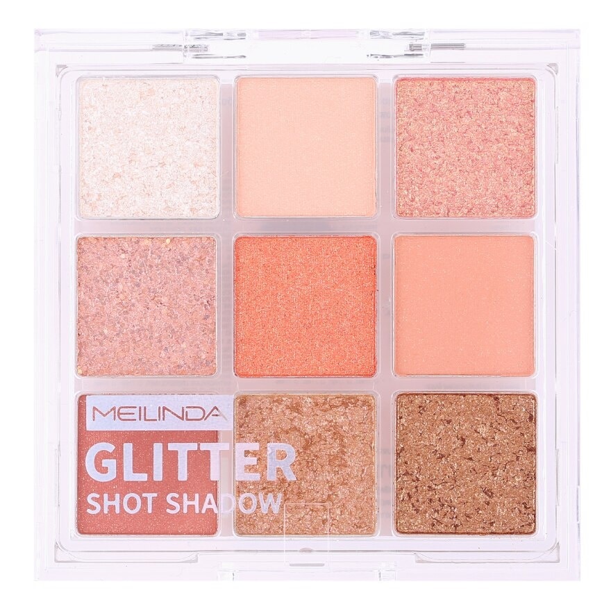 Meilinda Meilinda Glitter Shot Shadow 5.4g. 02 Twinkle Coral