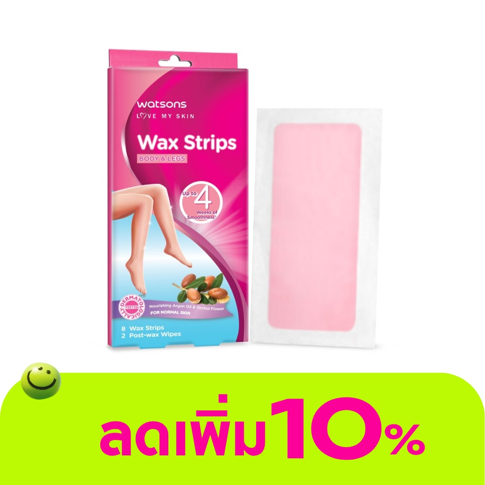 Watsons Wax Strips For Normal Skin 8 Pcs.