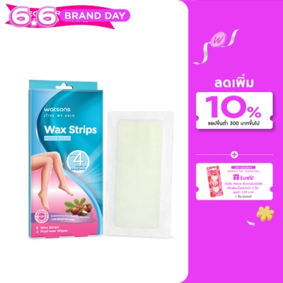 Watsons - Watsons Wax Strips For Sensitive Skin 8 Pcs.