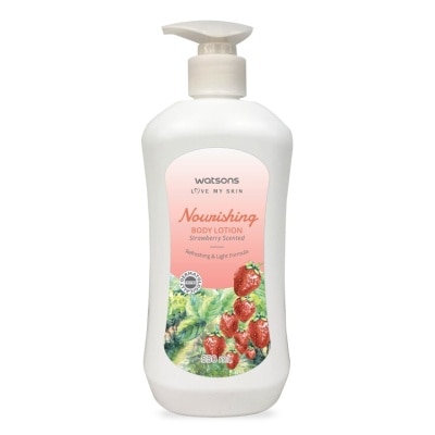 Watsons - Watsons Nourishing Body Lotion Strawberry Scented 550ml.