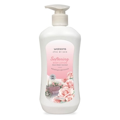 Watsons - Watsons Softening Body Lotion Rose Water Scented 550ml.