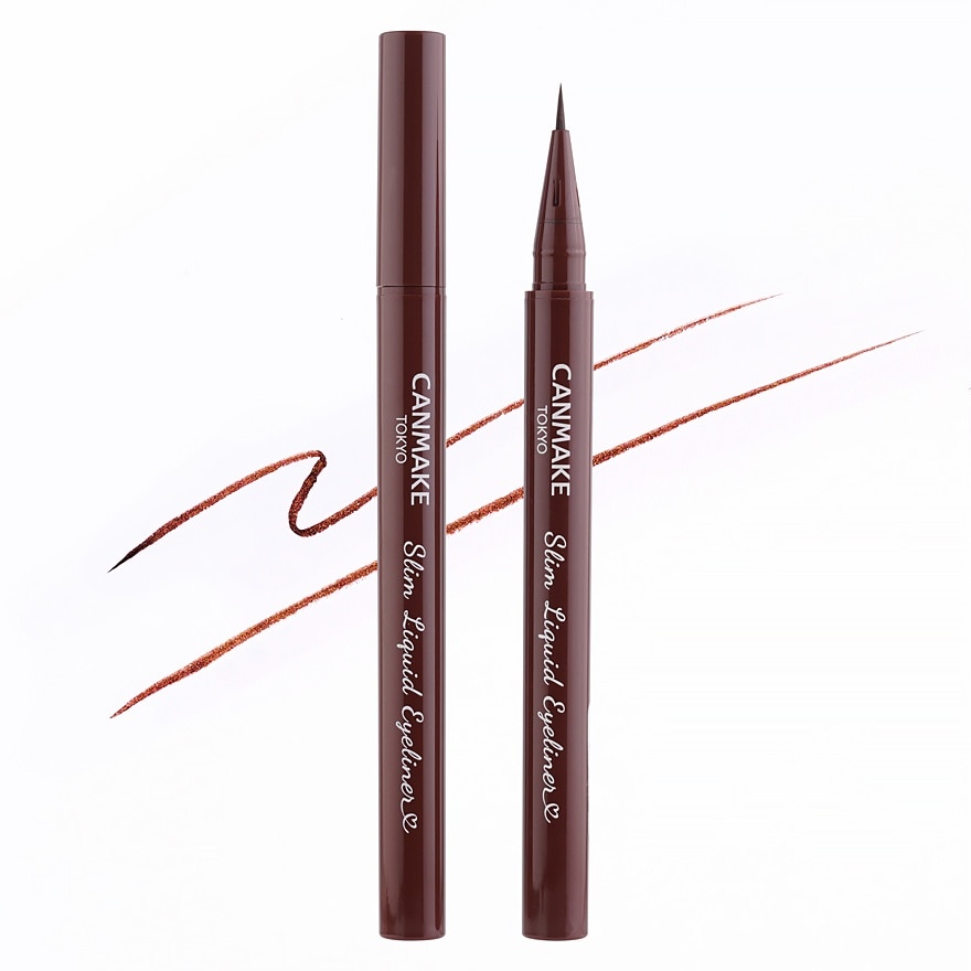 แคนเมค สลิม ลิควิด อายไลเนอร์ 0.7ก. 02 น้ำตาล