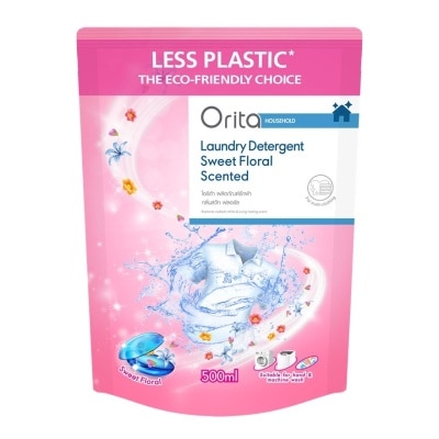 Orita Orita Laundry Detergent Sweet Floral Scented 500ml.