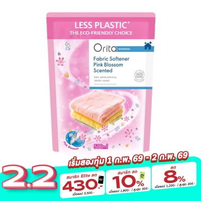 Orita Orita Fabric Softener Pink Blossom Scented 500ml.