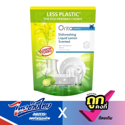 Orita - โอริต้าผลิตภัณฑ์ล้างจานกลิ่นมะนาว 500มล.