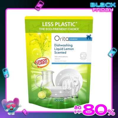 Orita Orita Dishwashing Liquid Lemon Scented 500ml.