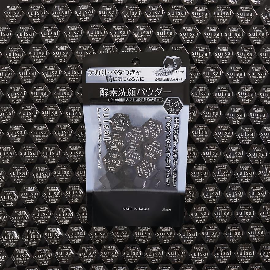 Suisai Beauty Clear Black Powder Wash (Trial) 6g. 15pcs.