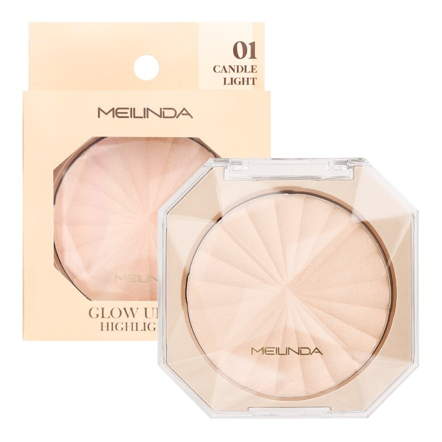 Meilinda Meilinda Glow Up Skin Highlight 6g. 01 Candle Light