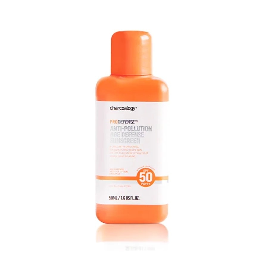 Charcoalogy Anti-Pollution Age Defense Sunscreen SPF50 PA+++ 50 ml.