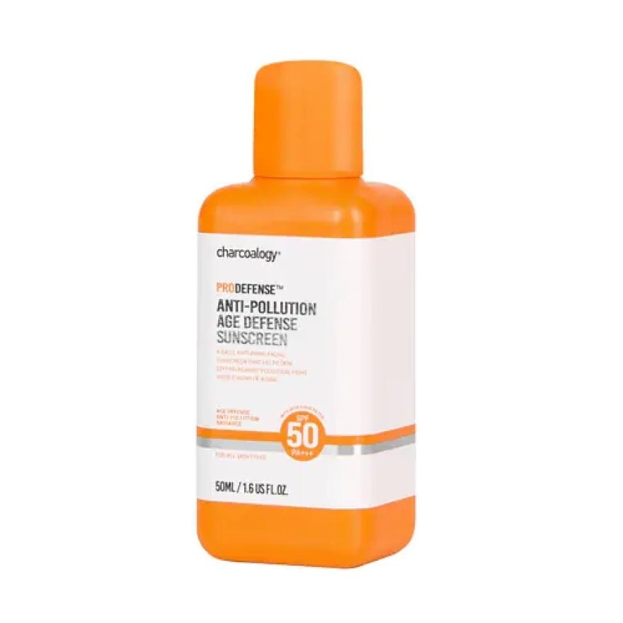 Charcoalogy Anti-Pollution Age Defense Sunscreen SPF50 PA+++ 50 ml.