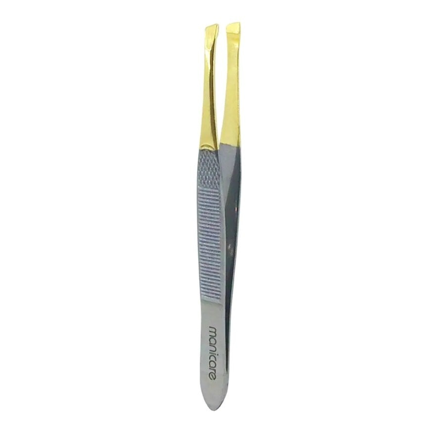 Manicare Slant Tweezer Gold Tipped 1's