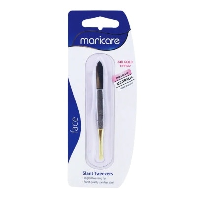 Manicare Manicare Slant Tweezer Gold Tipped 1's