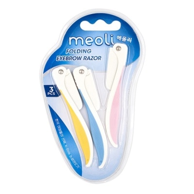 Meoli Meoli Folding Eyebrow Razor Pack 3 Pcs.